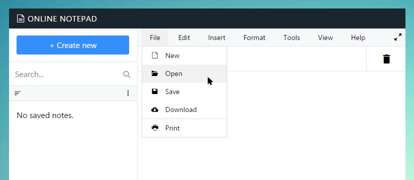 Open text file in Nunseo